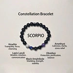 Starry Power, Guardian Light - Twelve Constellations Guardian Crystal Bracelet